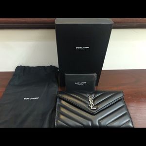 Saint Laurent Loulou continental wallet